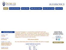 Tablet Screenshot of bnaiisraelwb.org